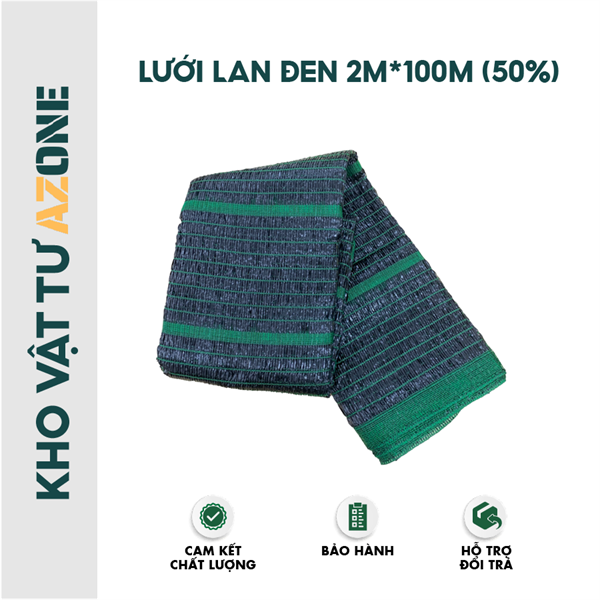 Lưới lan đen 2m*100m ( 50% )