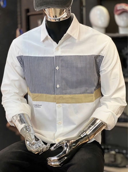 SM TD-QCCC From tiêu chuẩn- 114 Trắng tháp sọc mix vàng