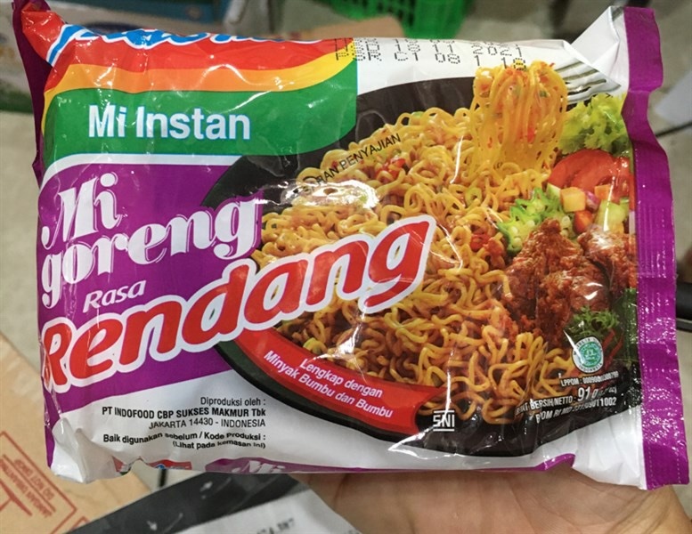 Mì Indo rendang ( vị bò)
