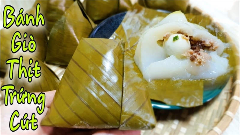 Bánh Giò - Trứng Cút