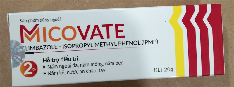 Kem nấm ngứa hắc lào lang ben Micovate 20g