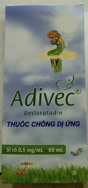 Adivec Chai 60ml - Desloratadin 0.5mg/ml