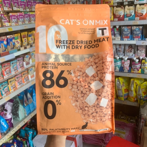 Hạt Cat's On Mix T cho mèo 1.4kg