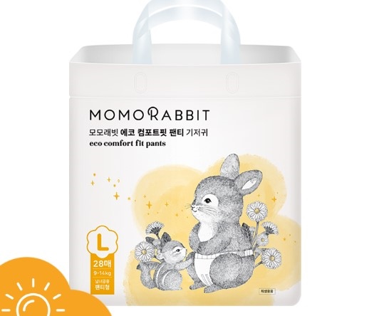 (AD SALE 255K) Bỉm Momo Rabbit Eco Comfort Fit Hàn Quốc