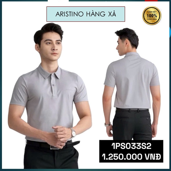 Áo polo ngắn tay Aristino B 1PS033S2 chất 100% cotton, dáng regular fit