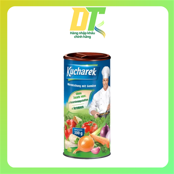 Hạt Nêm Rau Củ Hữu Cơ Kucharek Hàng Ba Lan Hộp 300G