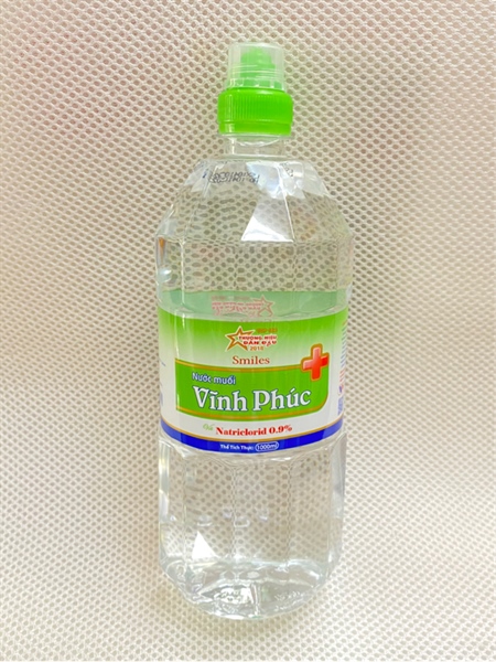 Nước muối VĨNH PHÚC 1000ml Sát khuẩn họng, vết thương