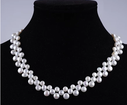 Vòng cổ tự nhiên ba hàng