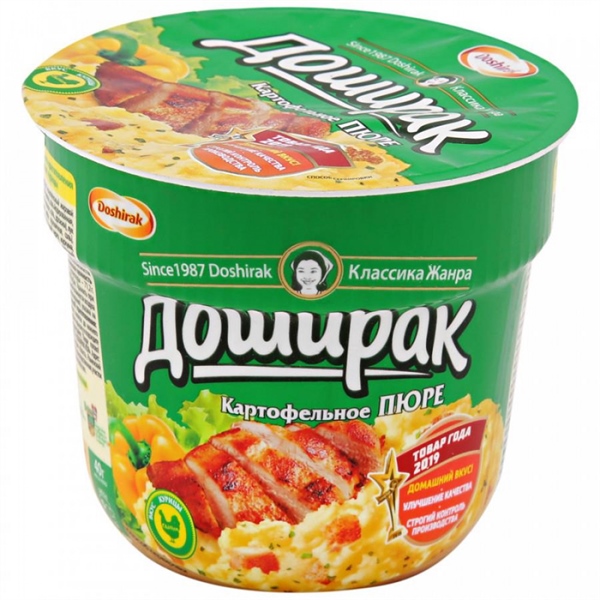 Doshirak Instant Mashed Potatoes Chicken Flavor 40g