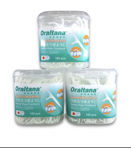 Tăm chỉ nha khoa oraltana tanaphar (H/100c)