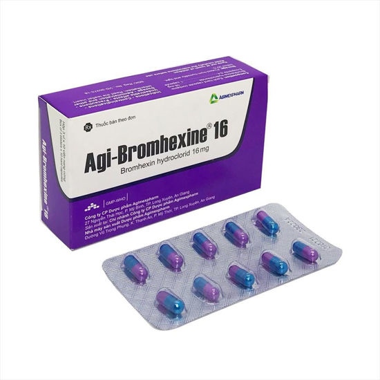 Agi Bromhexin 16mg Agimexpharm (H/30v)