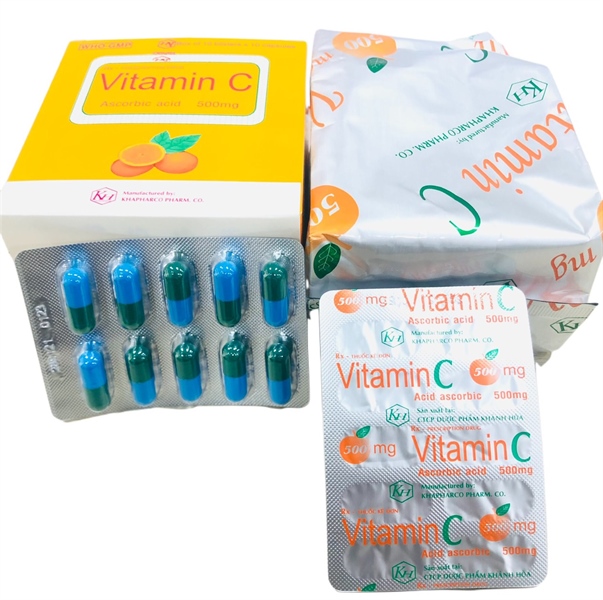 Vitamin C 500mg khapharco (H/100V)