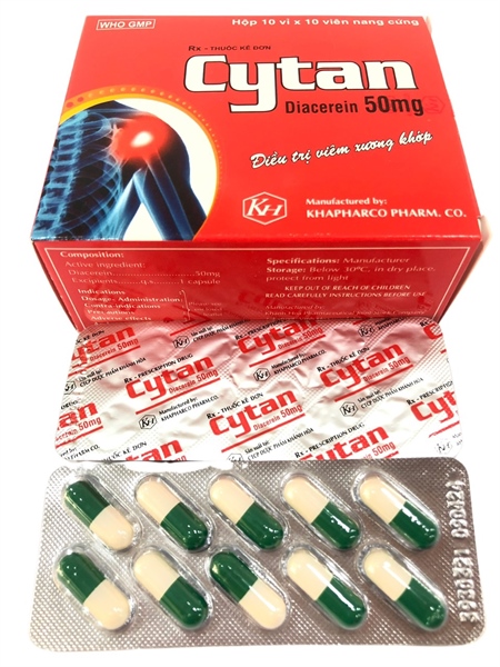 Cytan Diacerein 50mg Khapharco (H/100V)