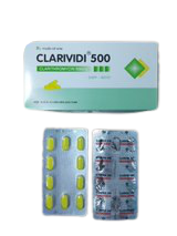 Clarividi clarithromycin 500mg vidipha (h/100v)