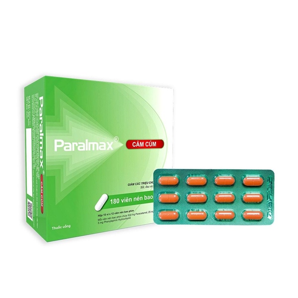 Paralmax cảm cúm Boston pharma (H/180v)