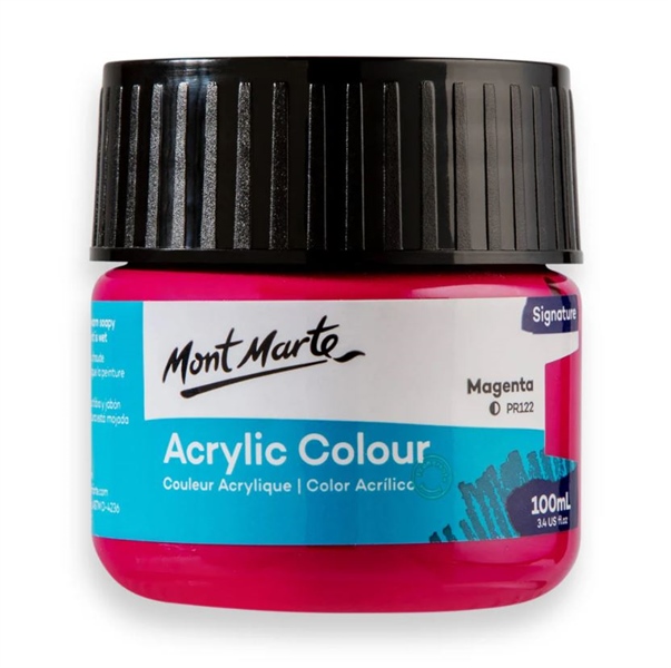 ACRYLIC MONT MARTE 100ML MAGENTA