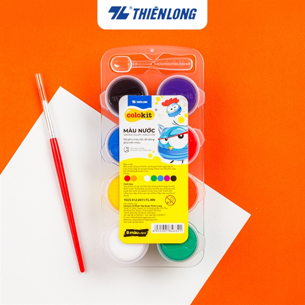 Màu Nước WACO-C06 Colokit Thiên Long 8 màu