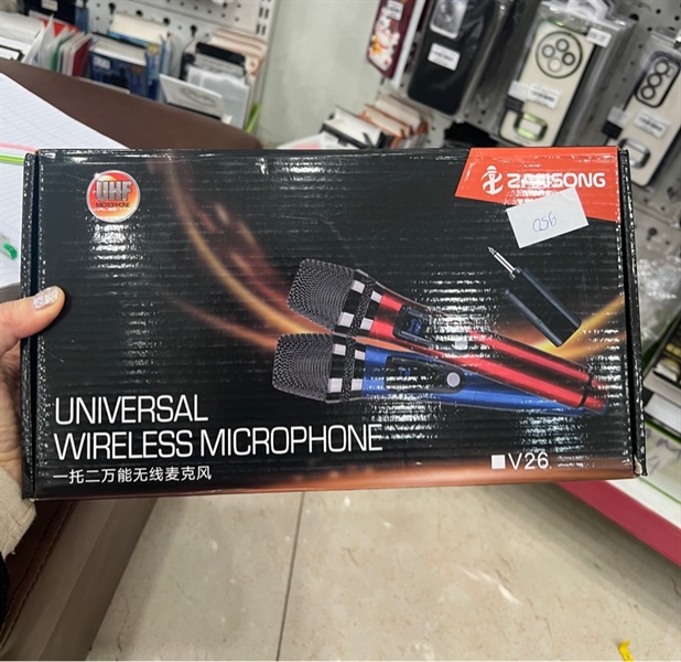 Micro không dây 2 míc ZANSONG V26