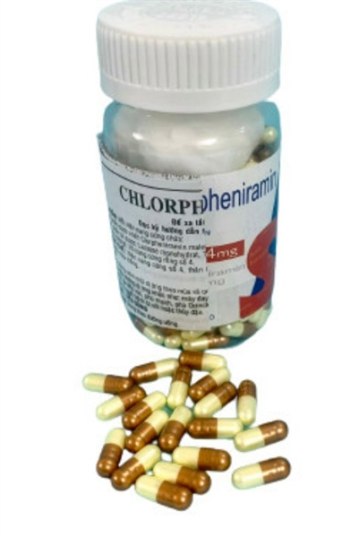 Chlorpheniramin 4mg Thành Nam (C/200v nang)