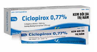 Kem trị nấm Ciclopirox 0,77% VCP (T/15gr)