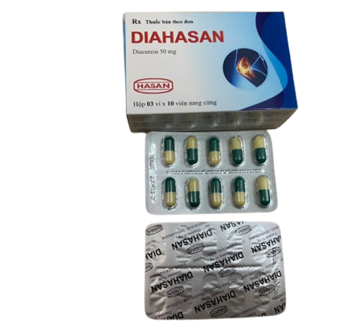 Diahasan diacerein 50mg hasan (h/30v)
