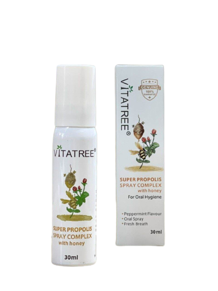 Keo ong dạng xịt Super Propolis Vitatree Kingphar (C/30ml)