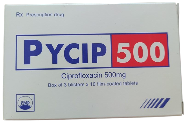 Pycip ciprofloxacin 500mg pymepharco (h/30v)