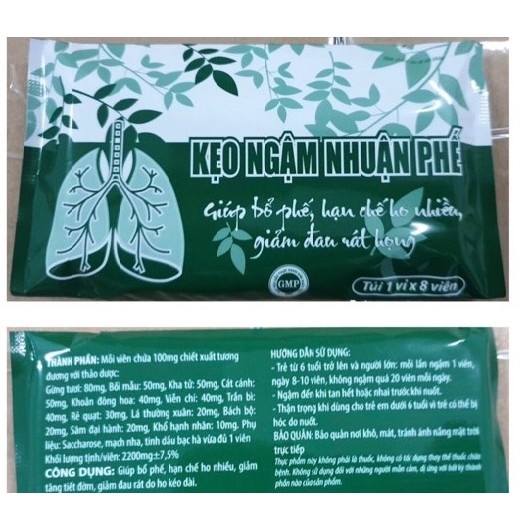 Kẹo ngậm nhuận phế Kingphar (G/8V)