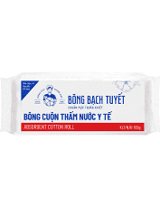 Bông cuộn thấm nước y tế Bạch Tuyết (g/100gr)