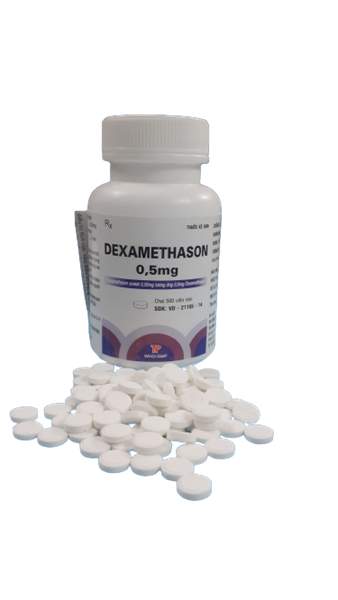 Dexamethasone 0.5mg thành nam (c/500 viên nén tròn)