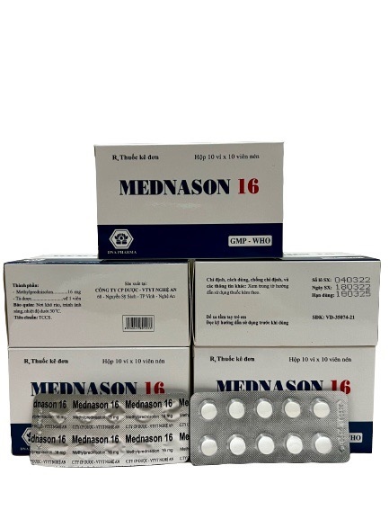 Mednason 16 Methylprednisolon 16mg DNA Pharma (H/100V)