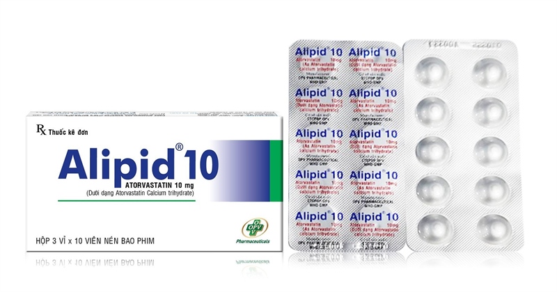 Alipid atorvastatin 10mg opv (h/30v)