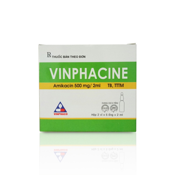 Vinphacine amikacin 500mg/2ml vinphaco (h/10o/2ml)