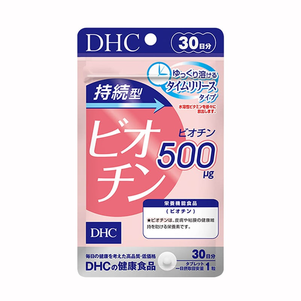 Hỗ Trợ Ngăn Rụng Tóc Sustained Release Biotin DHC (g/30v)