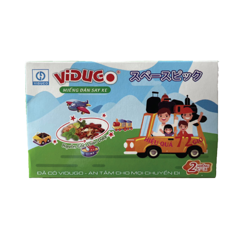 Miếng Dán Say Xe Thảo Dược Vidugo Việt Đức (Lốc/10H/2M)