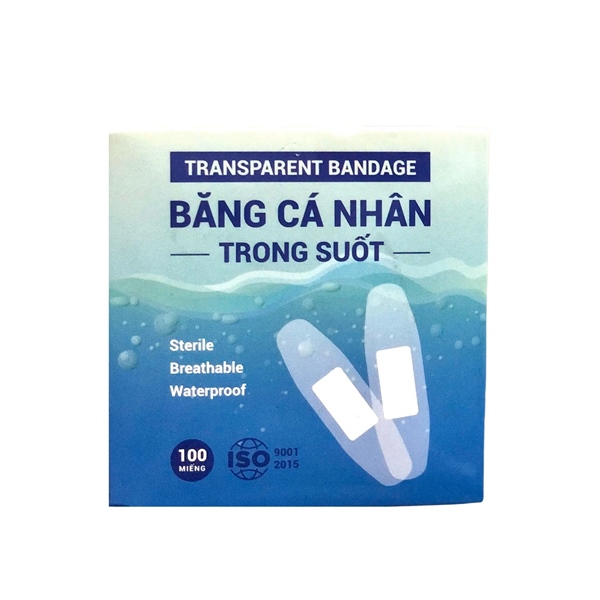 Băng cá nhân trong suốt liworldco (h/100m)