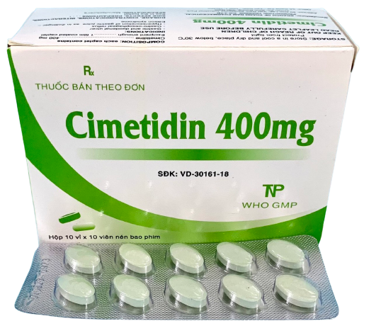 Cimetidin 400mg Thành Nam (h/100v)