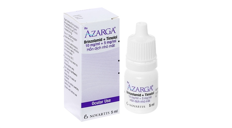 Nhỏ mắt azarga 10mg/5mg novartis (c/5ml)