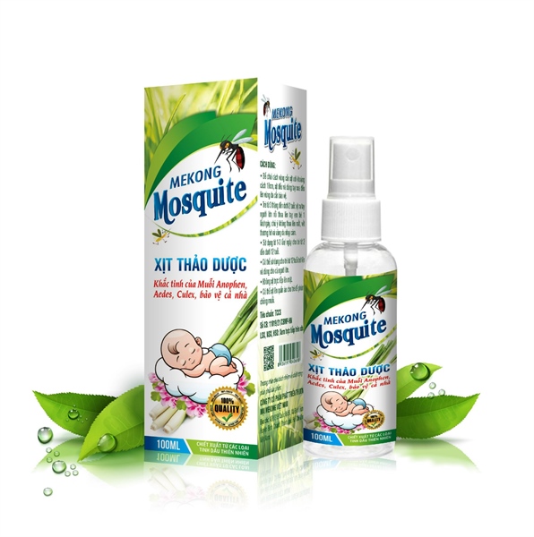 Xịt muỗi thảo dược Mosquite mekong (c/100ml)