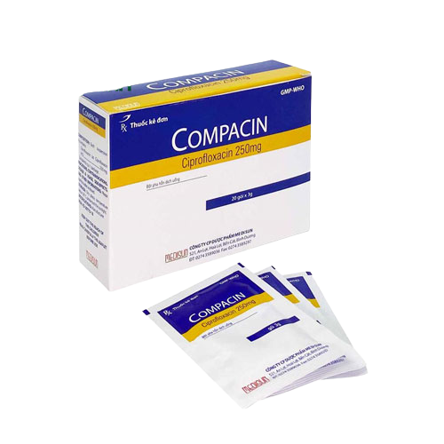 Compacin ciprofloxacin 250mg medisun (h/20g/3gr)