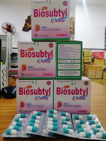 Bổ sung lợi khuẩn đường ruột biosubtyl extra v biotech (h/100v)