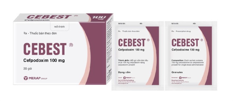 Cebest cefpodoxim 100mg merap (h/20g)