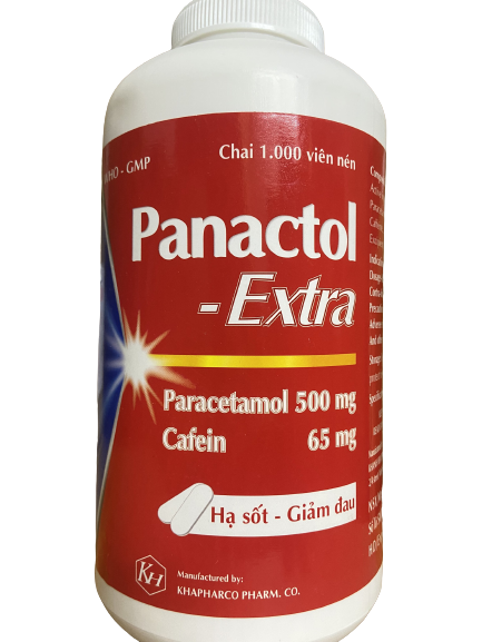 Panactol extra khapharco pharm (C/1000v)