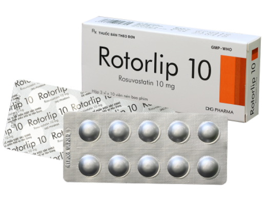 Rotorlip rosuvastatin 10mg DHG (h/30v)