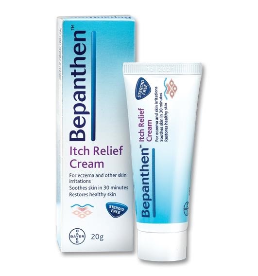 Kem trị ngứa và mẩn đỏ do chàm bepanthen itch relief cream bayer (t/20gr)