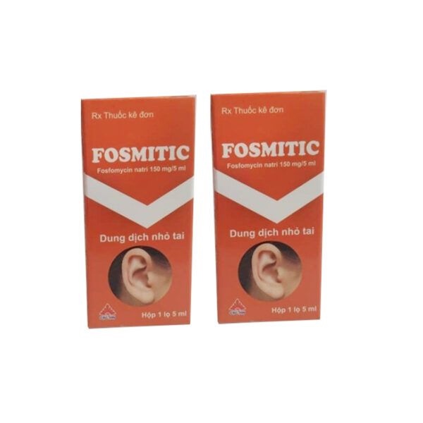 Nhỏ tai Fosmitic Fosfomycin Cpc1 (C/5ml)