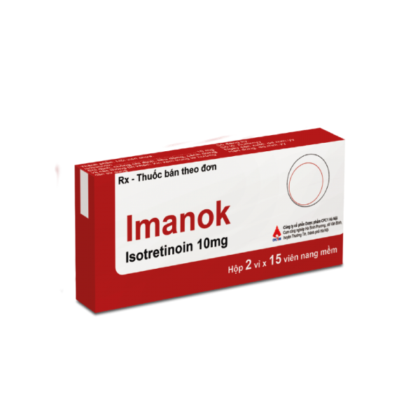 Imanok isotretinoin 10mg cpc1 hà nội (h/30v)