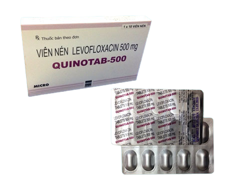 Quinotab levofloxacin 500mg micro (h/10v)