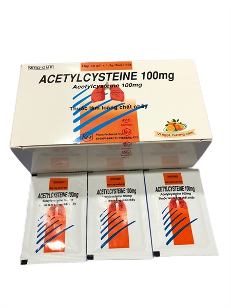 Acetylcysteine 100mg Khapharco (H/48G/1.5gr)