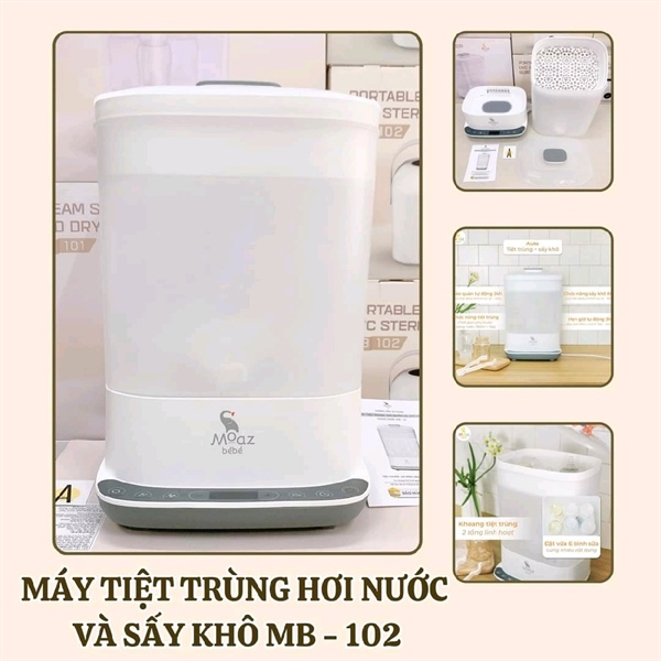 Máy tiệt trùng hơi nước và sấy khô Moaz BéBé MB – 101